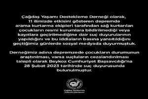 ÇYDD’den suç duyurusu