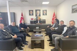 Ziraat Odası yönetiminden MHP İlçe Başkanına ziyaret