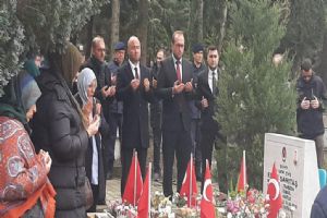 Emre Sarıtaş şehadetinin yıl dönümünde dualarla anıldı