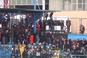 Hendek-Çorlu maçından sonra tribünler karıştı
