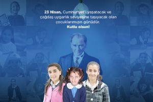 “Bir asırlık Cumhuriyetimizin ışığında ulusal egemenliğimizin 103. yılı kutlu olsun!”
