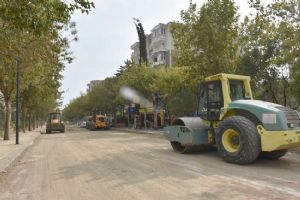 Varnalı Caddesi’nde yenileme çalışması