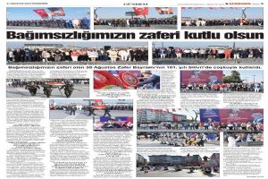 Bağımsızlığımızın zaferi kutlu olsun
