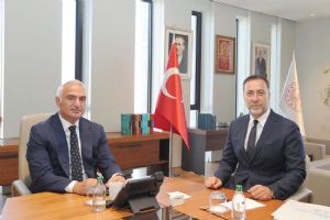 Başkan Yılmaz, Kültür Bakanıyla görüştü