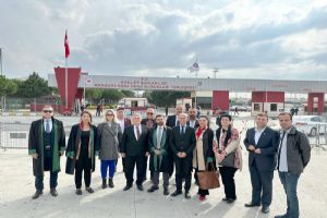 İYİ Partililer, Can Atalay’ı ziyaret etti