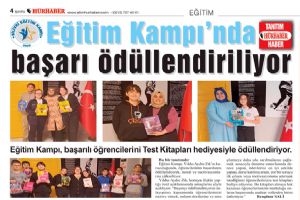 Eğitim Kampı’nda başarı ödüllendiriliyor