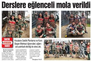 Derslere eğlenceli mola
