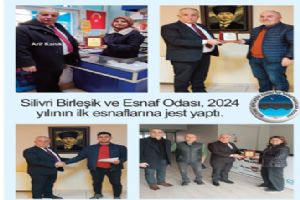 2024 Yılının ilk esnaflarına jest