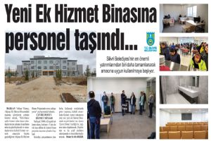 Yeni Ek Hizmet Binasına personel taşındı