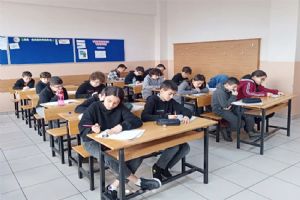 Bilim Olimpiyatları Eğitimleri Seçme Sınavına katıldılar