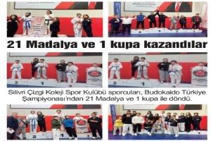 21 Madalya ve 1 kupa kazandılar