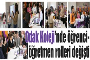 Odak Koleji’nde öğrenci-öğretmen rolleri değişti