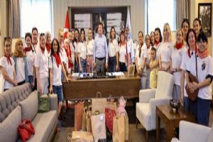 Başkan Balcıoğlu, Evim Atölyem Ekibini ağırladı