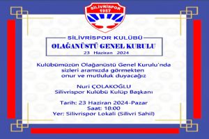 Silivrispor’a iddialı yönetim listesi