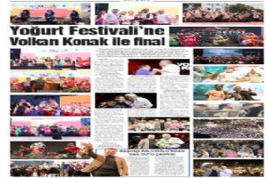 Yoğurt Festivali’ne Volkan Konak ile final