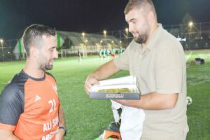 Temizel’den Selimpaşaspor’a baklava