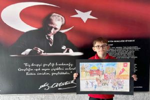 Doruk Bayuk, Resim Yarışması’nda İlçe 2’ncisi