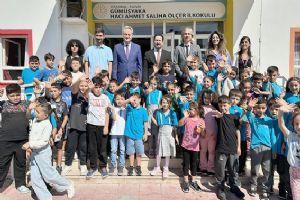 İlçe Milli Eğitim Müdürü Damat, ziyaretlerine Gümüşyaka’da devam etti
