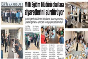 Milli Eğitim Müdürü okullara ziyaretlerini sürdürüyor