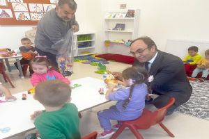 Halk Eğitimi Merkezi’nden miniklere oyuncak desteği