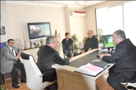 Necati Özkökten,  Basın Emekçilerine  Kutlama Ziyareti