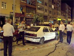 Taksi Durağında Kaza