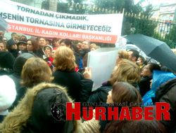 Chpli Kadınlardan  Torna Protestosu