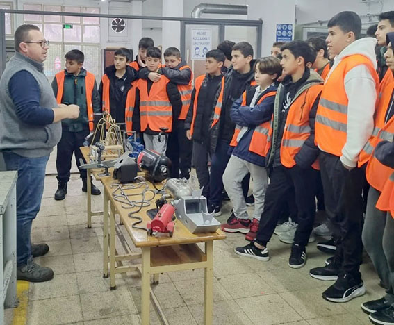 Ertuğrul Gazi Ortaokulu’ndan Yusuf Sarıbekir Lisesi ziyareti