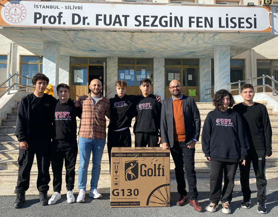 Silivri Prof. Dr. Fuat Sezgin Fen Lisesi’nden anlamlı bağış