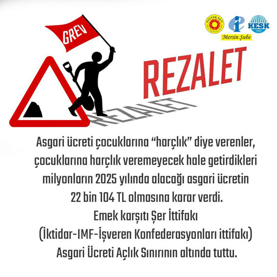 Asgari ücrete tepki