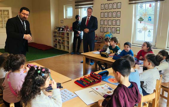 Silivri Milli Eğitim Müdürü Damat, Çizgi Kids Anaokulu’nu ziyaret etti
