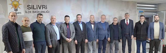 Silivri Ziraat Odası’ndan AK Parti yönetimine hayırlı olsun ziyareti