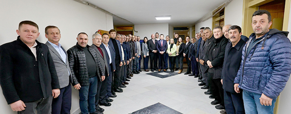 Silivri Belediye Başkanı Balcıoğlu’ndan Silivri Muhtarlar Derneği’ne ziyaret
