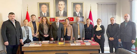 Silivri Kent Konseyi’nden MHP Silivri İlçe Başkanlığı’na ziyaret