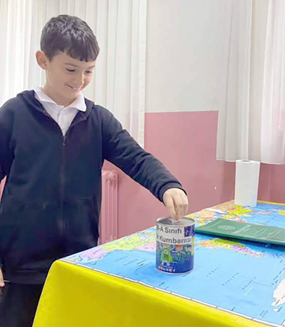 Gazitepe İlk ve Ortaokulu’ndan “İyilik Kumbarası” ile anlamlı farkındalık