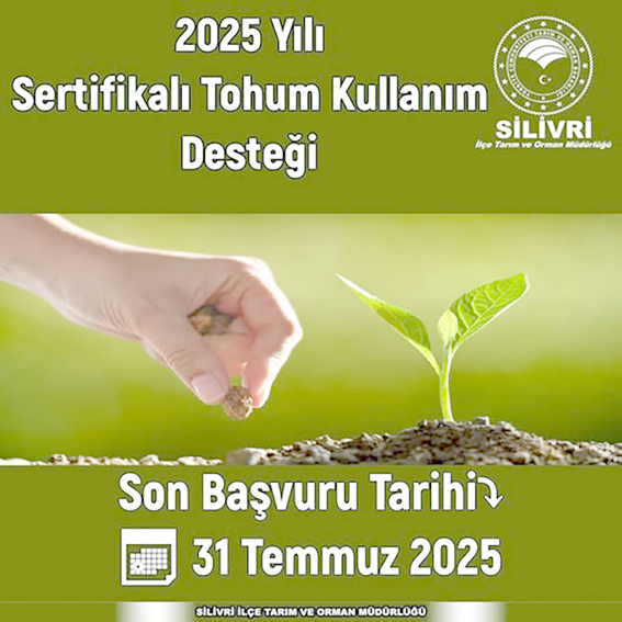 Sertifikalı Tohum Desteği için son başvuru 31 Temmuz