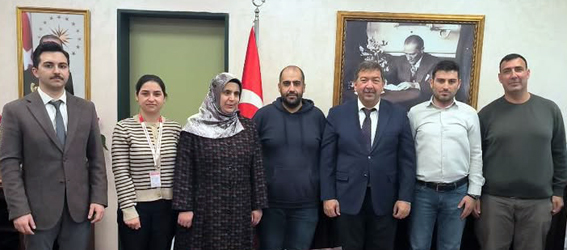 Silivri Devlet Hastanesi Santral Görevlilerinden Başhekim Seylan’a teşekkür ziyareti
