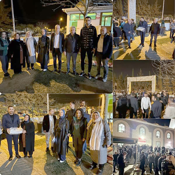 AK Parti Silivri Teşkilatı Kadir Gecesi’nde cami cemaatiyle buluştu