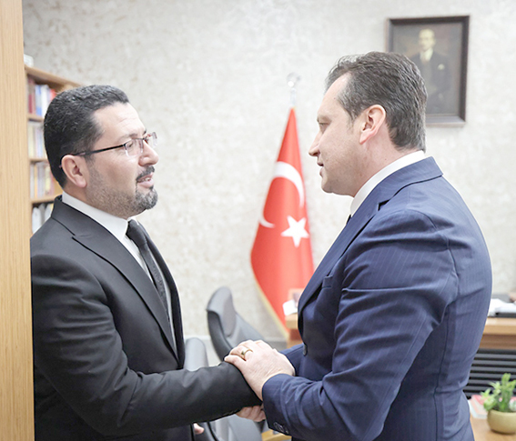 Başkan Balcıoğlu, kamu kurumlarını ziyaret etti