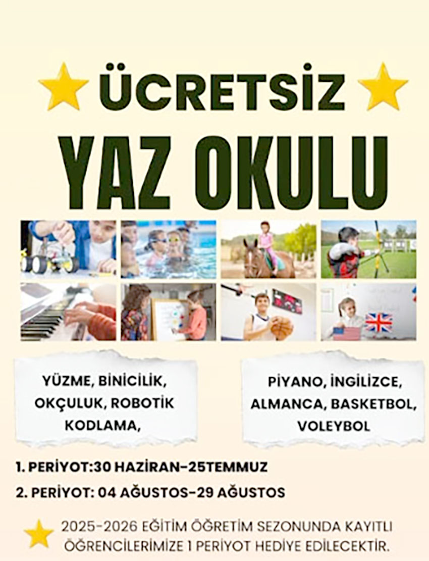 Silivri Çizgi Koleji’nden öğrencilere Ücretsiz Yaz Okulu fırsatı