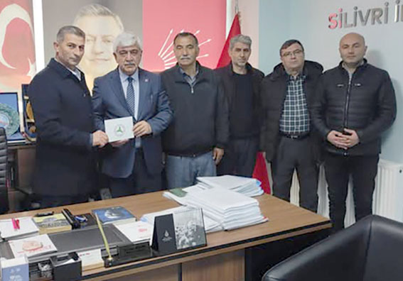 Silivri Ordulular Derneği’nden CHP İlçe Başkanlığı’na ziyaret