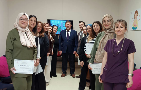 Silivri Gebe Okulu Katılımcılarına Belgeleri takdim edildi