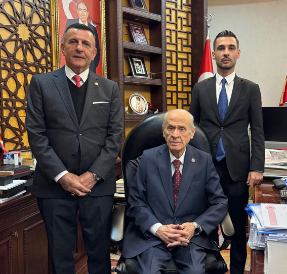 Dr. Hayati Arkaz'dan MHP Genel Başkanı Devlet Bahçeli’ye ziyaret