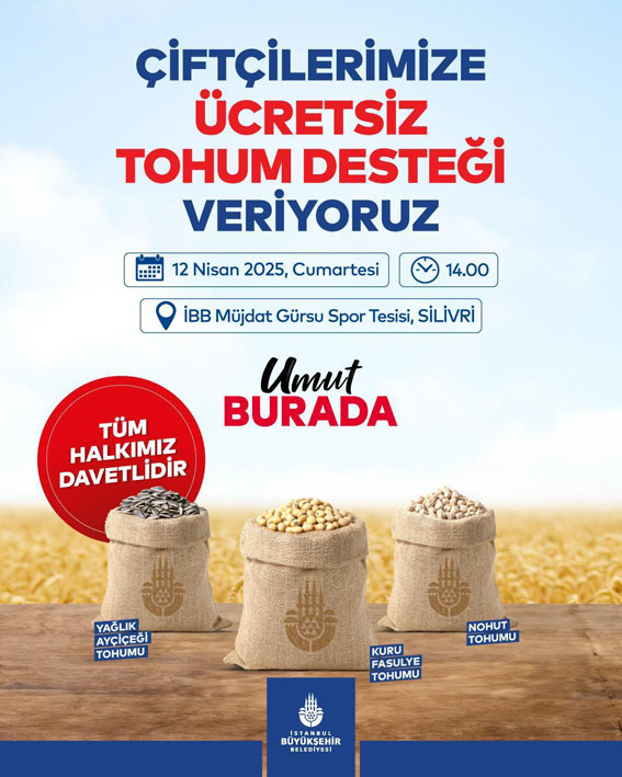 12 Nisan’da Tohum Dağıtımı gerçekleşecek