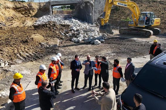 Silivri Belediye Başkanı Balcıoğlu Otogar Kavşağı Projesi’ni yerinde inceledi