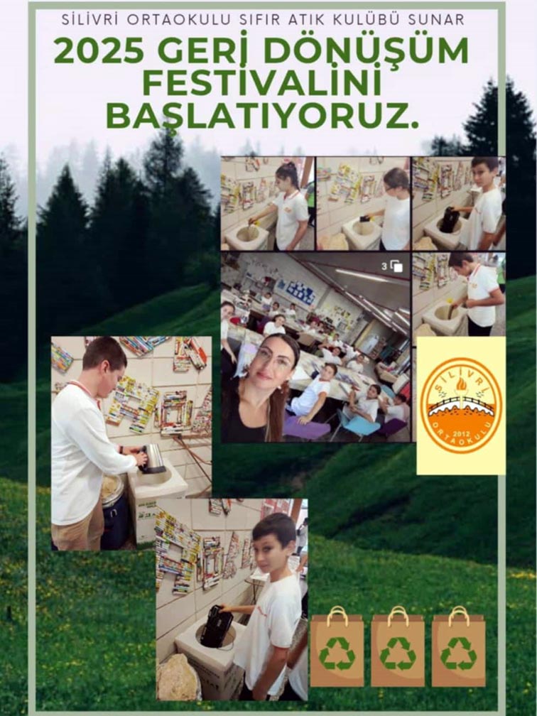 Silivri Ortaokulu’ndan Sıfır Atık bilincine örnek adım