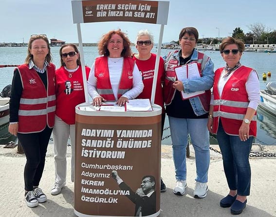 “Adayımı yanımda, sandığı önümde istiyorum” Kampanyası Silivri’de beş noktada sürüyor