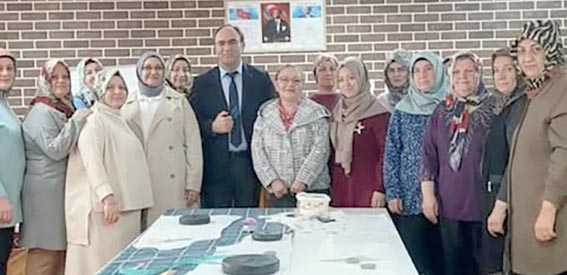 Silivri Halk Eğitimi Merkezi Müdürü Akbal’dan kurslara ziyaret