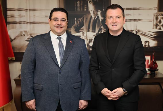 Balcıoğlu, Marmara Ereğlisi Belediye Başkanını ağırladı