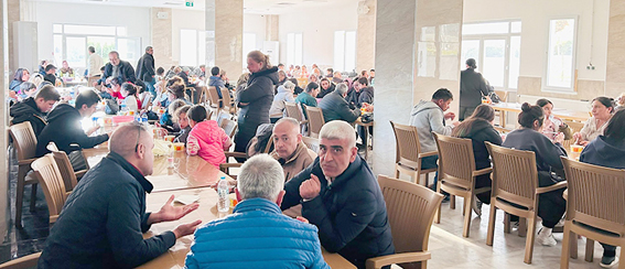 Silivri Cemevi, depremzedelere ev sahipliği yaptı